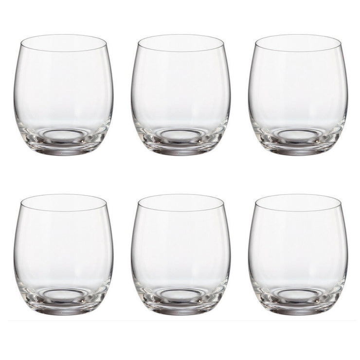 Crystal Bohemia Mergus Collection Set of 6 410 ml Tumbler Glasses
