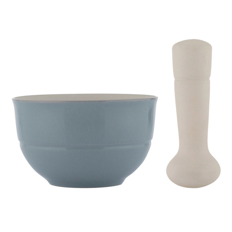 Typhoon World Foods Ceramic Blue Pestle & Mortar