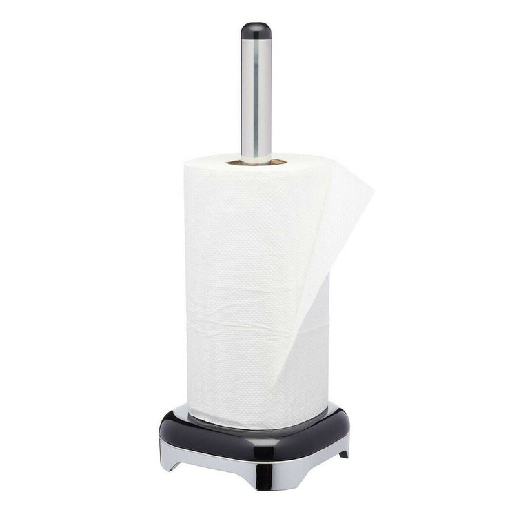Kitchen Craft Lovello Black Kitchen Roll Paper Towel Holder Dispenser