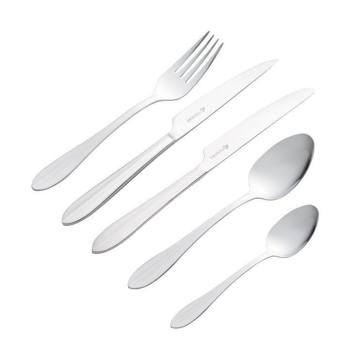 Viners Everyday Breeze 20 Piece Cutlery Set with Steak Knives
