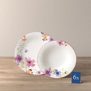 Villeroy & Boch Mariefleur Premium Porcelain 12 Piece Plate & Bowl Set