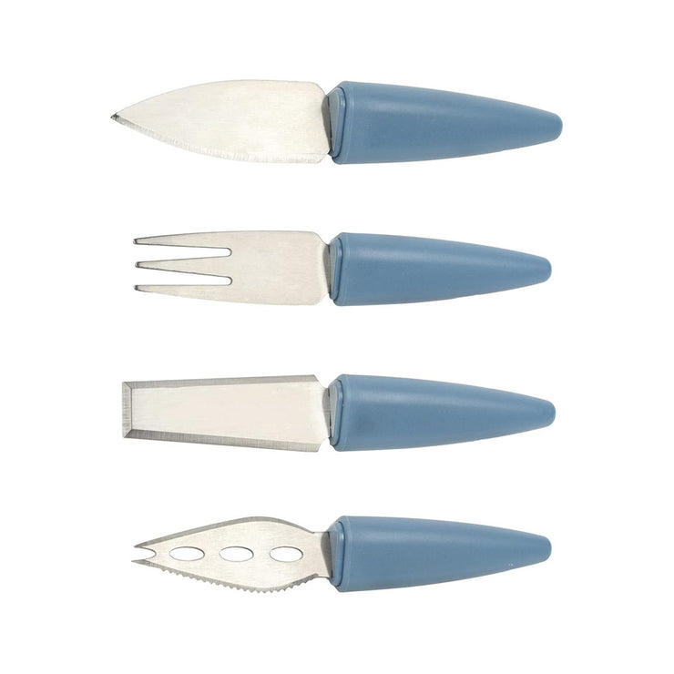 Calitek 4 Piece Cheese Knife Set with Stand