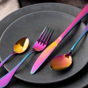 Mikasa Iridescent Rainbow 16 Piece Cutlery Set Cutlery Set