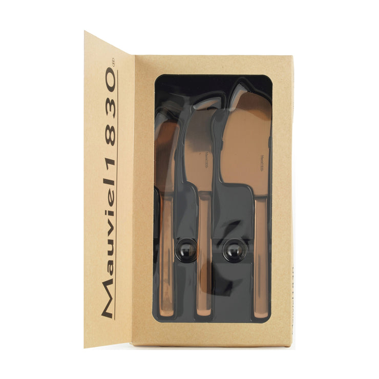 Mauviel 1830® 3 Piece Stainless Steel Cheese Knife Set