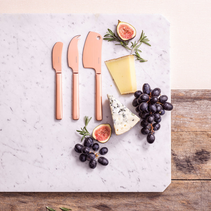 Mauviel 1830® 3 Piece Stainless Steel Cheese Knife Set