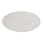 Revol Arborescence Set of 4 Porcelain Ivory Round Dinner Plates 28cm