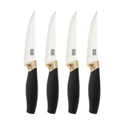 Taylors Eye Witness Brooklyn Brass 4 Piece Steak Knife Set
