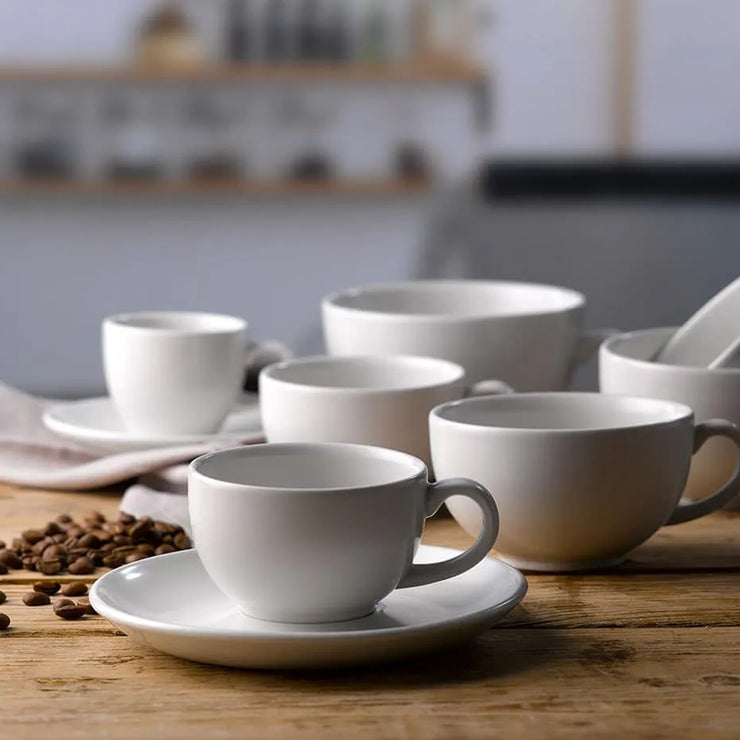 Churchill China Set of 6 White Cafe Cappuccino Cups 170 ml