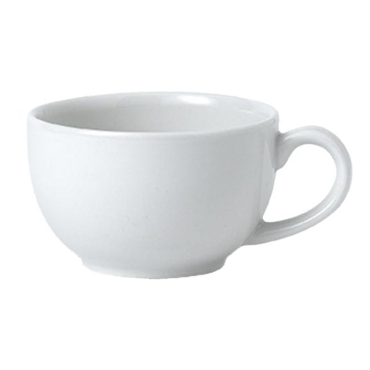 Churchill China Set of 6 White Cafe Cappuccino Cups 170 ml