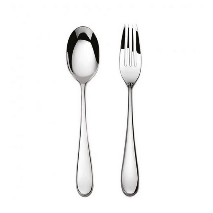 Elia Siena 18/10 Stainless Steel Salad Serving Spoon and Fork Set