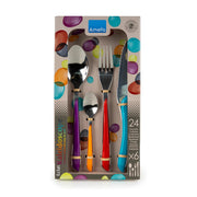 Amefa Eclat Kaleidoscope 24 Piece Stainless Steel Cutlery Set