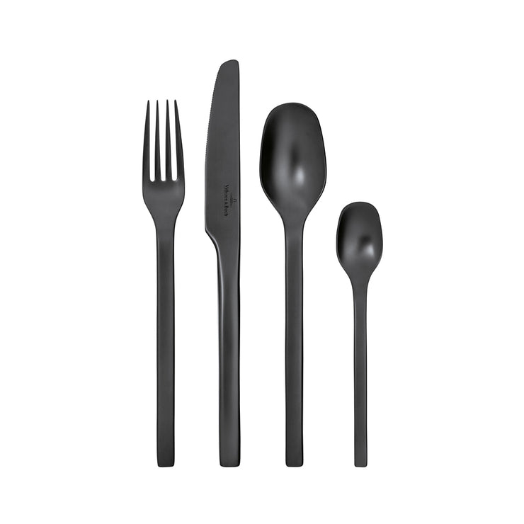 Villeroy & Boch Manufacture Rock 16 Piece Cutlery Set
