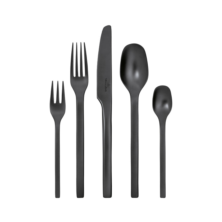 Villeroy & Boch Manufacture Rock 20 Piece Cutlery Set