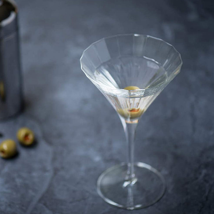 Luigi Bormioli Set of 4 Bach Martini Cocktail Glasses