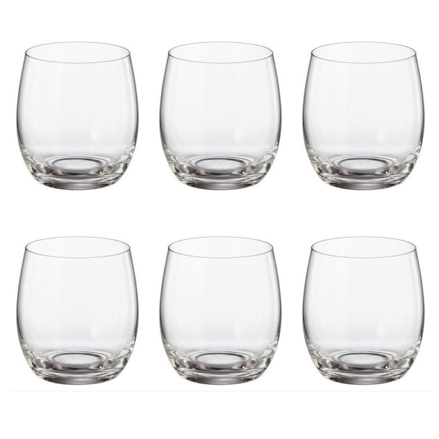 Crystal Bohemia Mergus Collection Set of 6 410 ml Tumbler Glasses ...