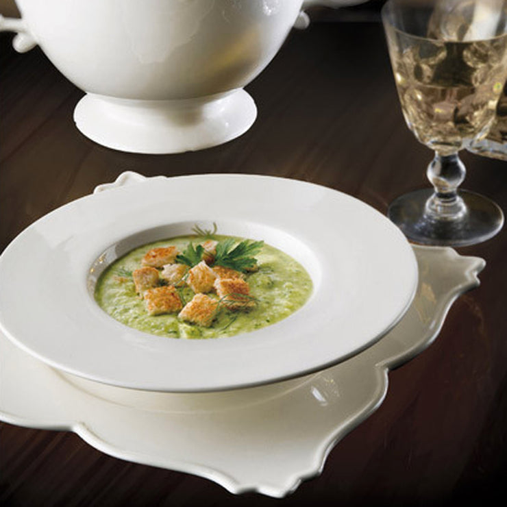 Rak White Gold Collection Porcelain 23 cm Deep Risotto Plate