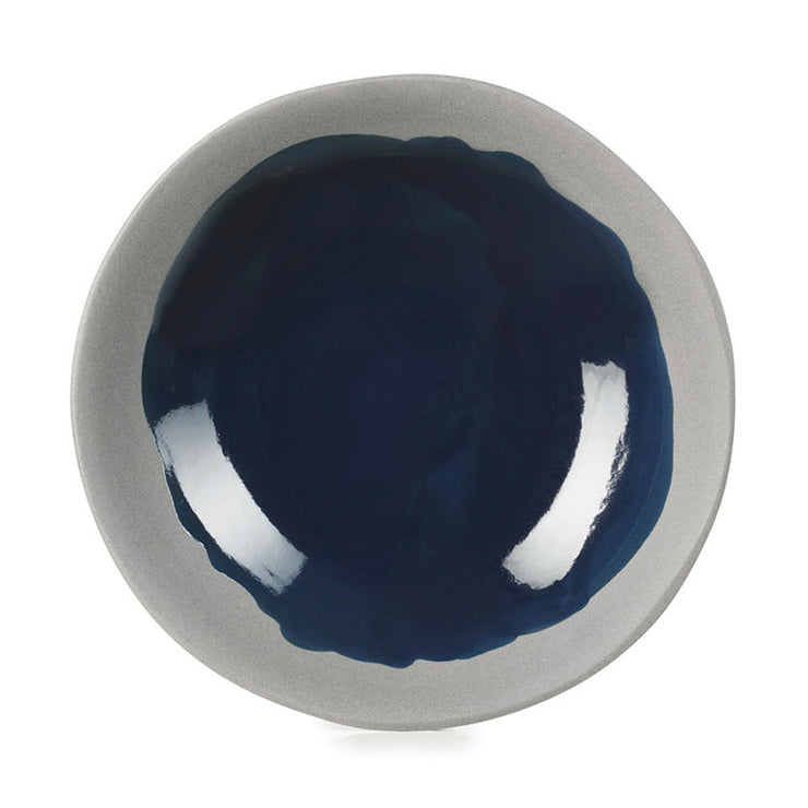 Revol Ceramic Indigo Blue Round Deep Coupe Serving Bowl 24 cm