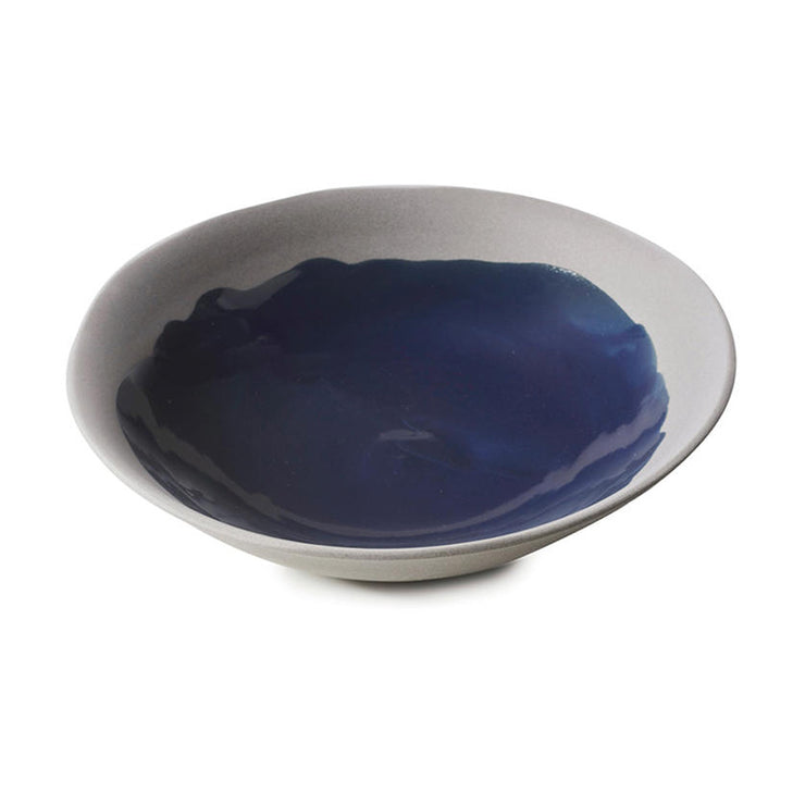 Revol Ceramic Indigo Blue Round Deep Coupe Serving Bowl 24 cm