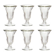 Ocean Alaska Set of 6 Glass Sundae Dessert Cups