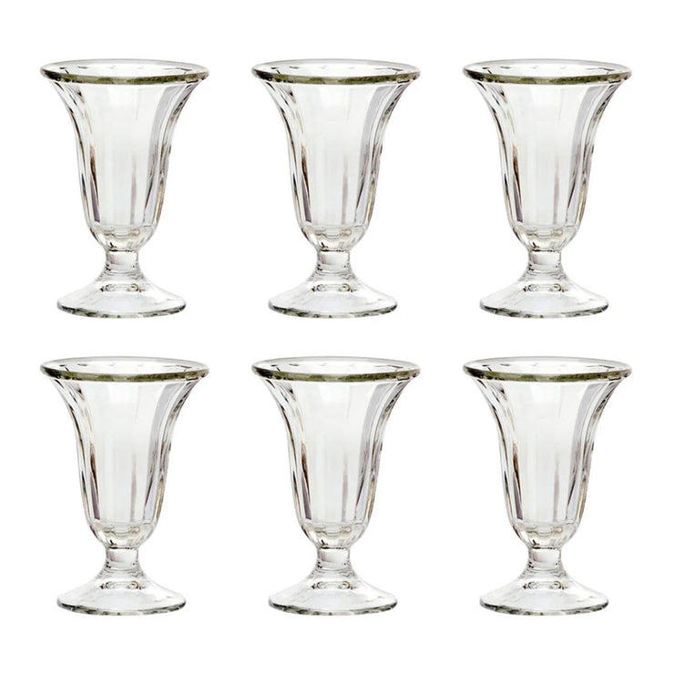 Ocean Alaska Set of 6 Glass Sundae Dessert Cups