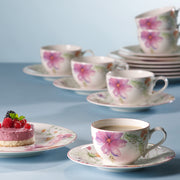 Villeroy & Boch Mariefleur Premium Porcelain 18 Piece Coffee Set