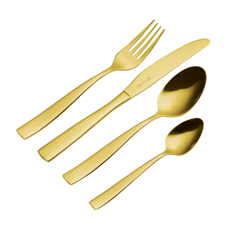 Viners Purity Gold 16 Piece Cutlery Set