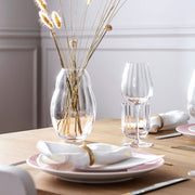 Villeroy & Boch Rose Garden Set of 4 White Wine Goblet Glasses