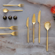 Villeroy & Boch Signature MetroChic d'Or 30 Piece Gold Plated Cutlery Set