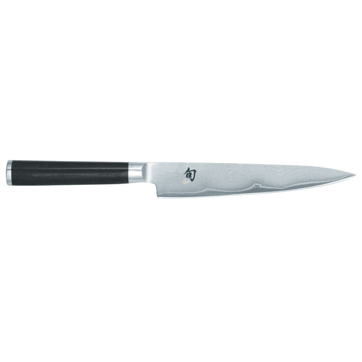 Kai Shun Classic Series 32 Layer Stainless Damascus Steel 15cm Utility Knife