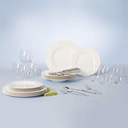 Villeroy & Boch Wonderful World White 36 Piece Fine Porcelain 4 People Dining Set