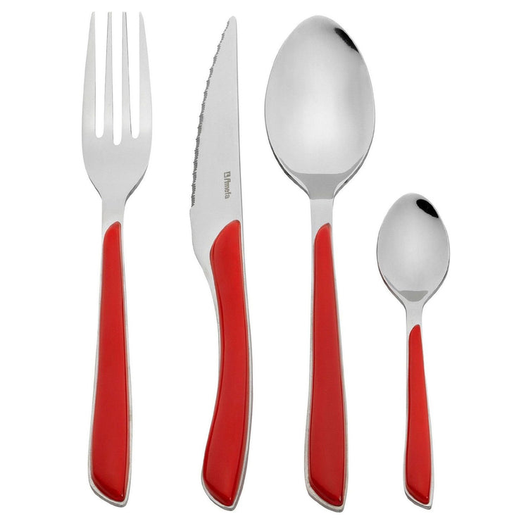 Amefa Eclat Red 24 Piece Cutlery Set