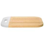 Designer Dip-it Rubberwood Chopping Board Breadboard and Cheeseboard - White