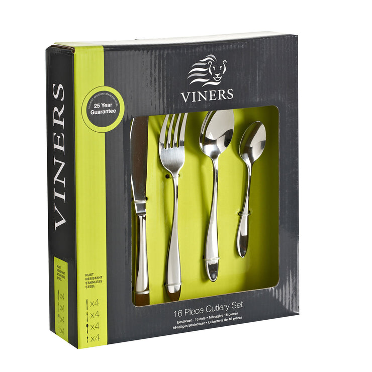 Viners Tabac 16 Piece Stainless Steel Cutlery Set