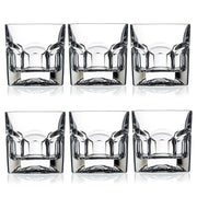 RCR Crystal Provenza Set of 6 18.5 cl Quality Crystal Whisky Tumbler Glasses