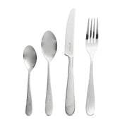 Viners Glamour 24 Piece Stainless Steel Hammered Cutlery Set Mirror Polished