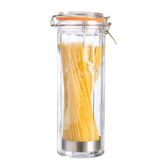 Kilner Facetted Glass Clip Top Tall Spaghetti Jar 2.2 Litre Capacity