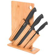 Russell Hobbs 3 Piece Kitchen Kitchen Knife Block and Chopping Board Set
