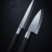 Kai Wasabi Black Stainless Steel 10 cm Japanese Utility Knife