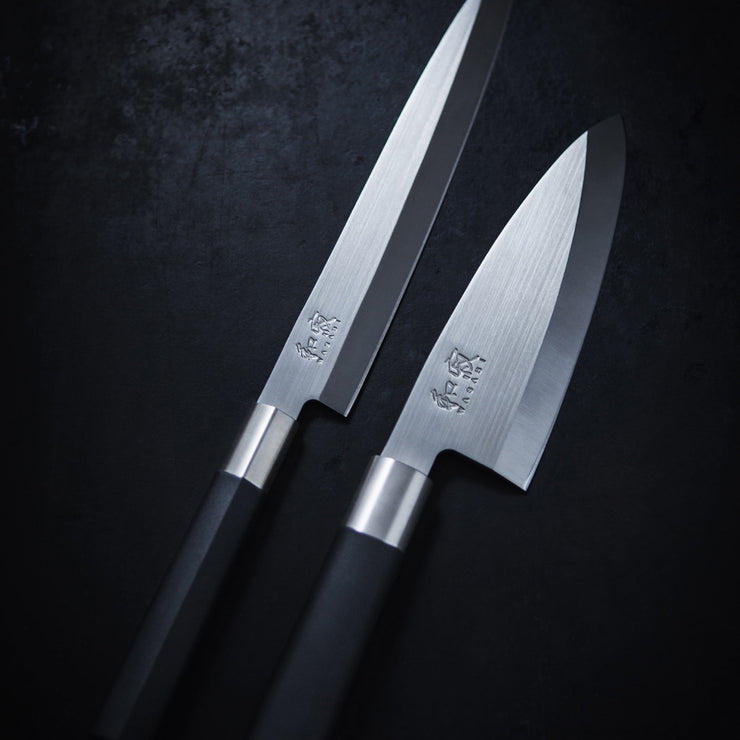 Kai Wasabi Black Stainless Steel 16.5 cm Japanese Nakiri Knife