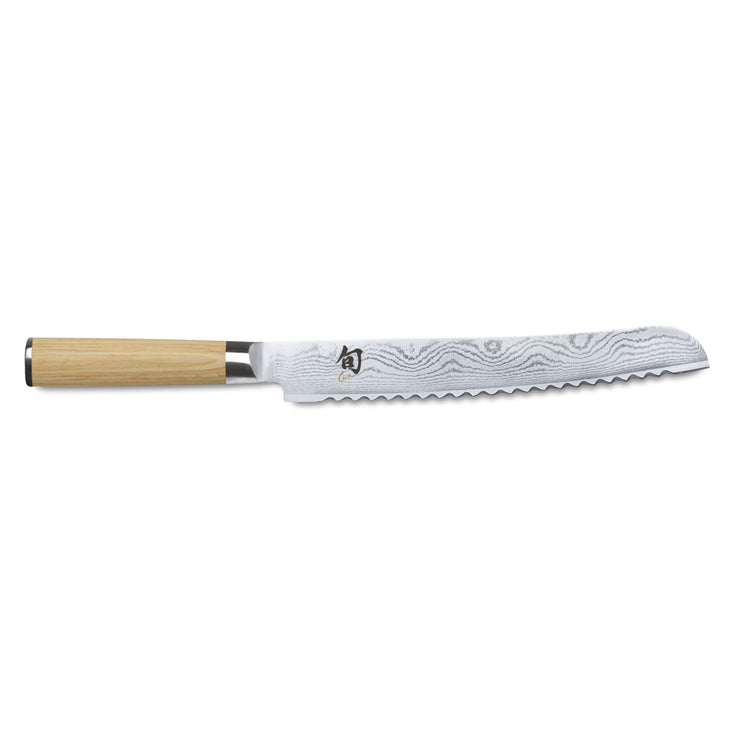 Kai Shun Classic White Series 32 Layer Stainless Damascus Steel 23 cm Bread Knife