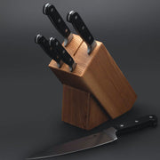 MasterClass Halo 5 Piece Knife Set with Oak Wood Storage Block