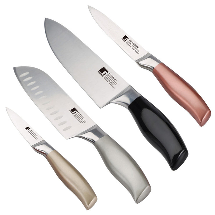 Bergner Neon 4 Piece Modern Kitchen Knife Set