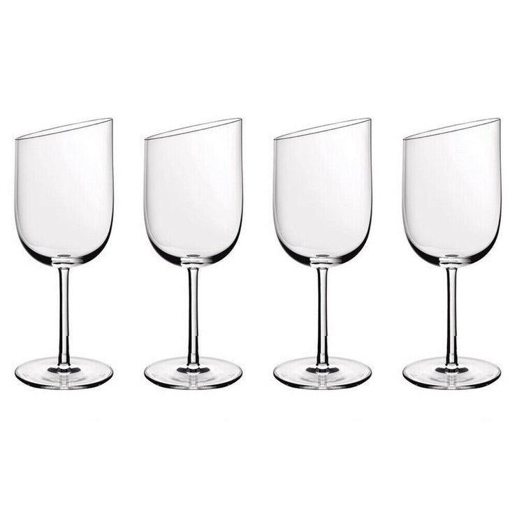 Villeroy & Boch New Moon Set of 4 300 ml Litre White Wine Goblet Glasses