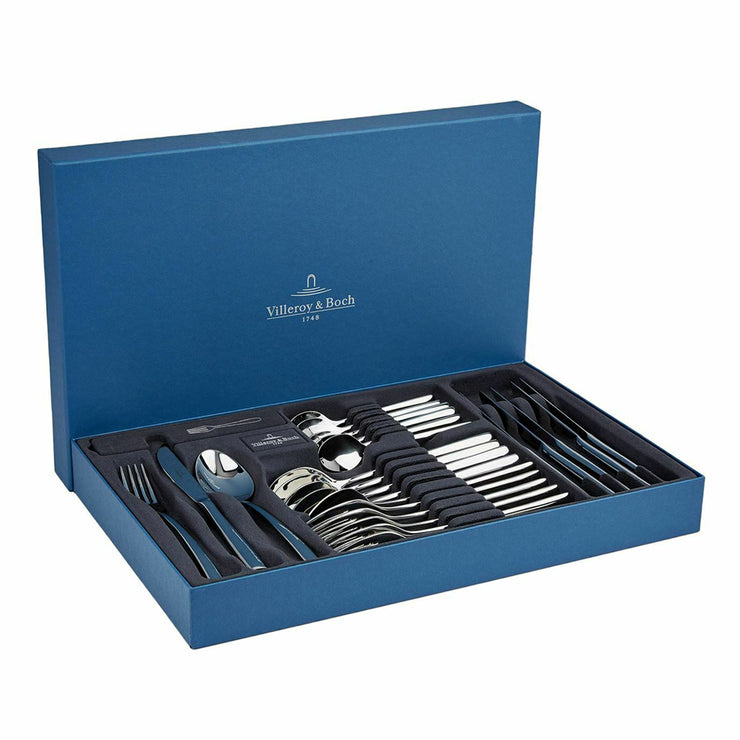 Villeroy & Boch Piemont 24 Piece Cutlery Set Giftboxed