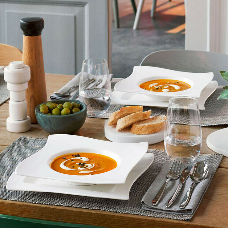 Villeroy & Boch New Wave 30 Piece Premium Porcelain Dining Set