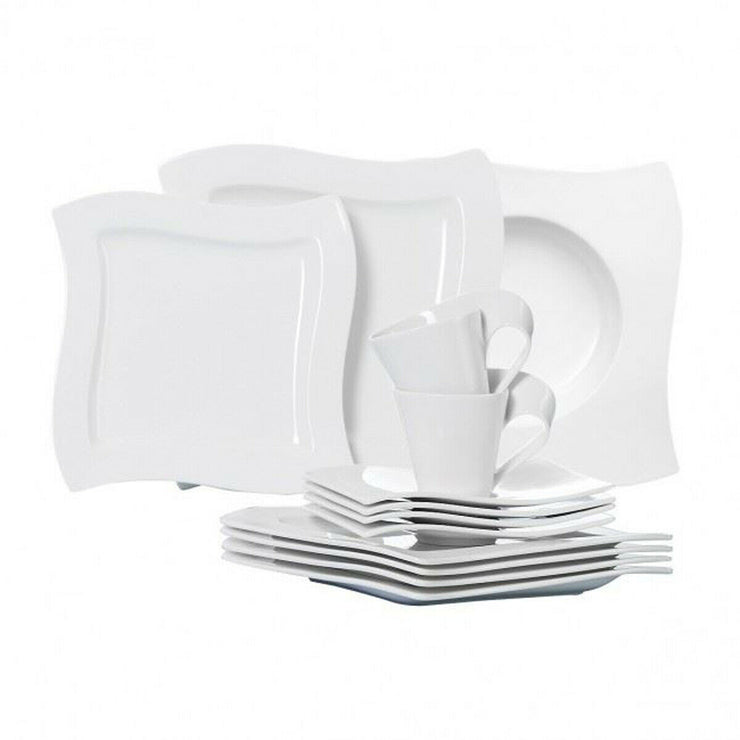 Villeroy & Boch New Wave 30 Piece Premium Porcelain Dining Set