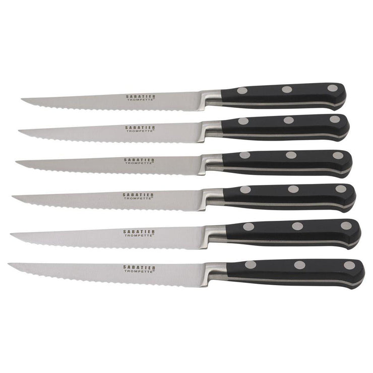 Richardson Sheffield Sabatier Trompette Set of 6 Steak Knives